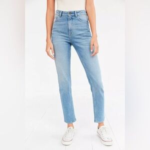 BDG Urban Outfitters Girlfriend High-Rise Cropped Denim Jeans Light Wash Size 27